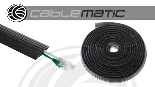 Pasacables de suelo para protección de cables eléctricos distribuido por CABLEMATIC ® [upl. by Anyahc]