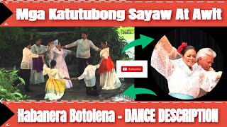 Habanera Botolena  Folk Dance Description [upl. by Itsur725]