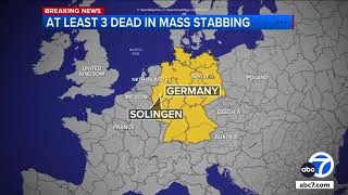 Attack at festival in Germany kills 3 people and wounds 4 seriously police say [upl. by Eusoj]