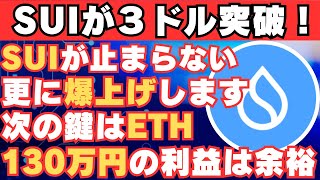 【アルトコインバブルで億り人が大量発生！】ＳＵＩの爆上げが止まらない！まだまだバブルはこれからです！【仮想通貨】【BTC】【ビットコイン】【SHIB】【リップル】【XRP】【ADA】【カルダノ】 [upl. by Bromley433]