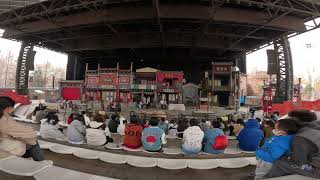 Swallow Li San Stunt Show at Happy Valley Beijing [upl. by Tawnya]