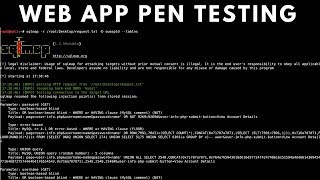 Web App Penetration Testing  8  SQL Injection With sqlmap [upl. by Flodur]