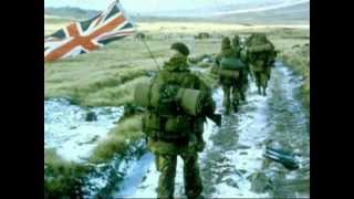 Royal Marine Yomp Falklands [upl. by Mayap]