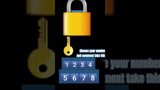 Open the lockup comment the lockup number challenge games automobile [upl. by Felder647]