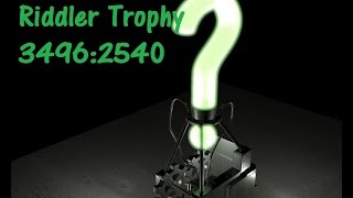 Batman Arkham Knight Riddler Trophy 34962540 [upl. by Howey]