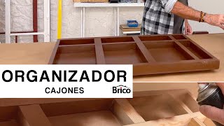 Organizador de cajones ​🔐​🔑​ Organizador casero y sencillo para tus cajones 🏚️ ​Bricomania ​​ [upl. by Rellia]