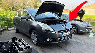 Enlever un voyant moteur Peugeot 5008 16 hdi  des pannes a la cn [upl. by Calen]