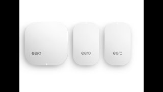 eero Home WiFi System 1 eero  2 eero Beacons  TrueMesh Network Technology [upl. by Caughey]