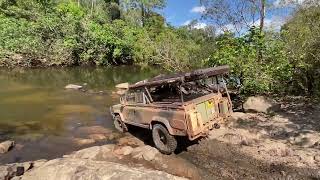 Cape York Frenchmans Track Pascoe River Perentie [upl. by Ardenia]