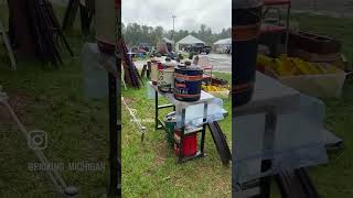 Antiques Festival Setup Huge Vintage Flea Market in Davisburg Michigan [upl. by Egamlat220]