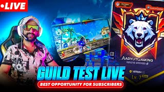 Guild Test UID giveaway live games youtube freefire garenafreefire ffshorts ytlivestream [upl. by Onaivlis160]