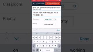 EduPage Tutorial Filling out the IT problem application form in the IOS mobile application [upl. by Drucilla765]