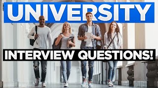 UNIVERSITY INTERVIEW Questions amp Answers How To Prepare For A University Interview [upl. by Sinnylg]