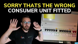 THATS THE WRONG CONSUMER UNIT😱😱😱 [upl. by Reynold]