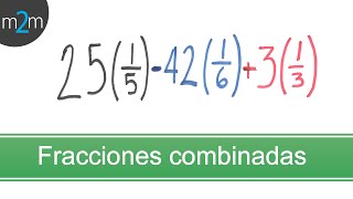 Fracciones con paréntesis │ ejercicio 5 [upl. by Nagrom]