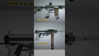 HK416 assault rifle Vs M3 Grease Gun [upl. by Adnalohs]