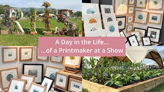 A Day in the Life of a Printmaker at the RHS Malvern Spring Festival [upl. by Hiroko245]