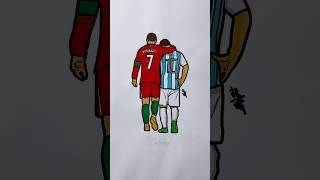 CR7 e Messi the GOATS messi cristianoronaldo cr7 portugal argentina futbol futebol football [upl. by Zoie]