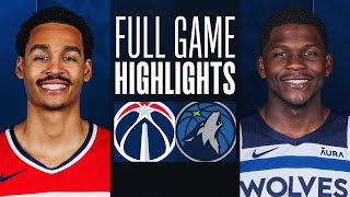 WIZARDS at TIMBERWOLVES  FULL GAME HIGHLIGHTS  April 9 2024 [upl. by Ezirtaeb90]