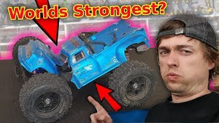 Can We Break The WORLDS STRONGEST RC Car 60ft air [upl. by Hafinah454]