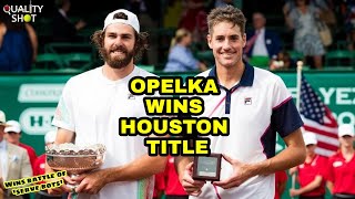 🎾Reilly Opelka wins US Mens Clay Court Championship  Opelka vs Isner Houston 2022 Post Match [upl. by Ridley]