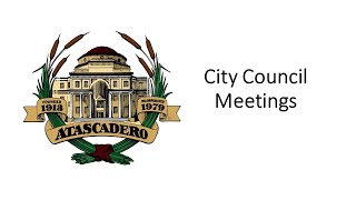 Atascadero City Council Special Meeting  December 2 2024 [upl. by Lipski]