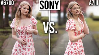 SONY a6700 vs SONY A7iii  Buy APSC Flagship or FullFrame Autofocus BODY for Photography 2024 [upl. by Redleh304]