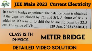 In a meter bridge experiment the balance point is obtained if the gaps are closed by 2 ohm and 3ohm [upl. by Gabriele]