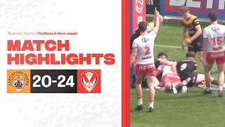 Highlights Castleford vs Saints  Reserves RD5 [upl. by Aneehsar]