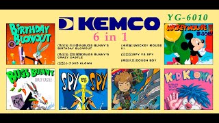 Super Kemco 6 in 1 YG6010 NESFamicom  Gameplay [upl. by Maril384]