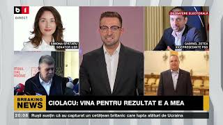 CUTREMUR ÎN PSD CIOLACU A DEMISIONAT PREȘEDINTE PÂNĂ ÎN DECEMBRIE CIOLACU VINA E A MEA B1TV [upl. by Boynton]