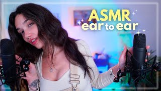 ASMR cierra tus ojos y sigue los sonidos DE OREJA A OREJA  ASMR Ear to Ear [upl. by Seldan]