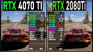 RTX 2080 Ti vs RTX 4070 Ti  i913900K  Test in Games at 1440p  Tech MK [upl. by Eeliab]