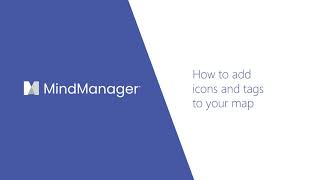 MindManager Minutes How to add icons and tags to your mind map on a Mac [upl. by Amrita]