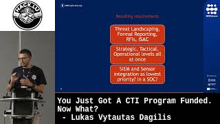 You Just Got A CTI Program Funded Now What  Lukas Vytautas Dagilis [upl. by Mcculloch408]