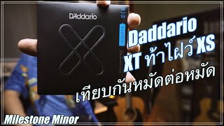 Daddario XT ท้า ไฝว์ XS เทียบกันหมัดต่อหมัด [upl. by Yrahcaz370]