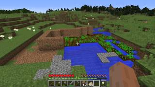 Frithgars Lets Play Minecraft Episode 2 The Basic Wheat Farm [upl. by Abehs]