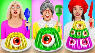 Me vs Grandma Cooking Challenge  Awesome Kitchen Hacks amp Cake Decorating Ideas by Turbo Team [upl. by Pepi]