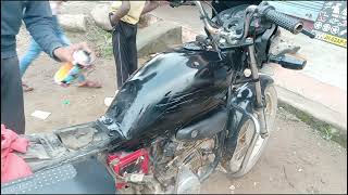 Hero honda super splendor bike petrol tank black spray painting in 2024 [upl. by Ssitruc]