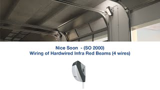 Soon How to hardwire safety beams into your Soon sectional garage door operator [upl. by Airel]