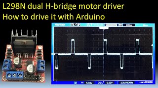 L298N dual HBridge motor driver how to drive it with Arduino and get desired switching frequency [upl. by Aniehs178]