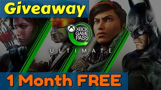 GIVEAWAY 1 month Xbox Game Pass Ultimate FREE [upl. by Boigie]