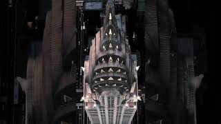 Drone Chrysler Building New York City [upl. by Nefen]