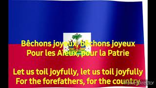 National Anthem of Haiti La Dessalinienne FREN [upl. by Llib]