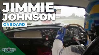 Full race onboard Jimmie Johnson and Dario Franchitti race Aston Martin DB4 GT at Goodwood [upl. by Chelsea]