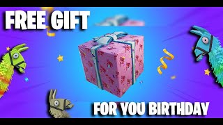 HOW NOT TO GET A BIRTHDAY GIFT IN FORTNITE [upl. by Bullen]