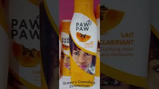 Paw Paw Clarifying Creamlotion at Queens Cosmetics Zimmerman [upl. by Niessuh]