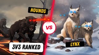 Hounds vs Lynx  Ranked  Northgard [upl. by Animrac680]