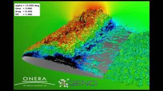 Dynamic stall of a model helicopter blade by CFD [upl. by Jaehne]