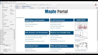 Maple Quick Start for Professionals [upl. by Ecirb466]